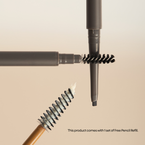 Shape & Define Eyebrow Pencil w/Spoolie + FREE Refill