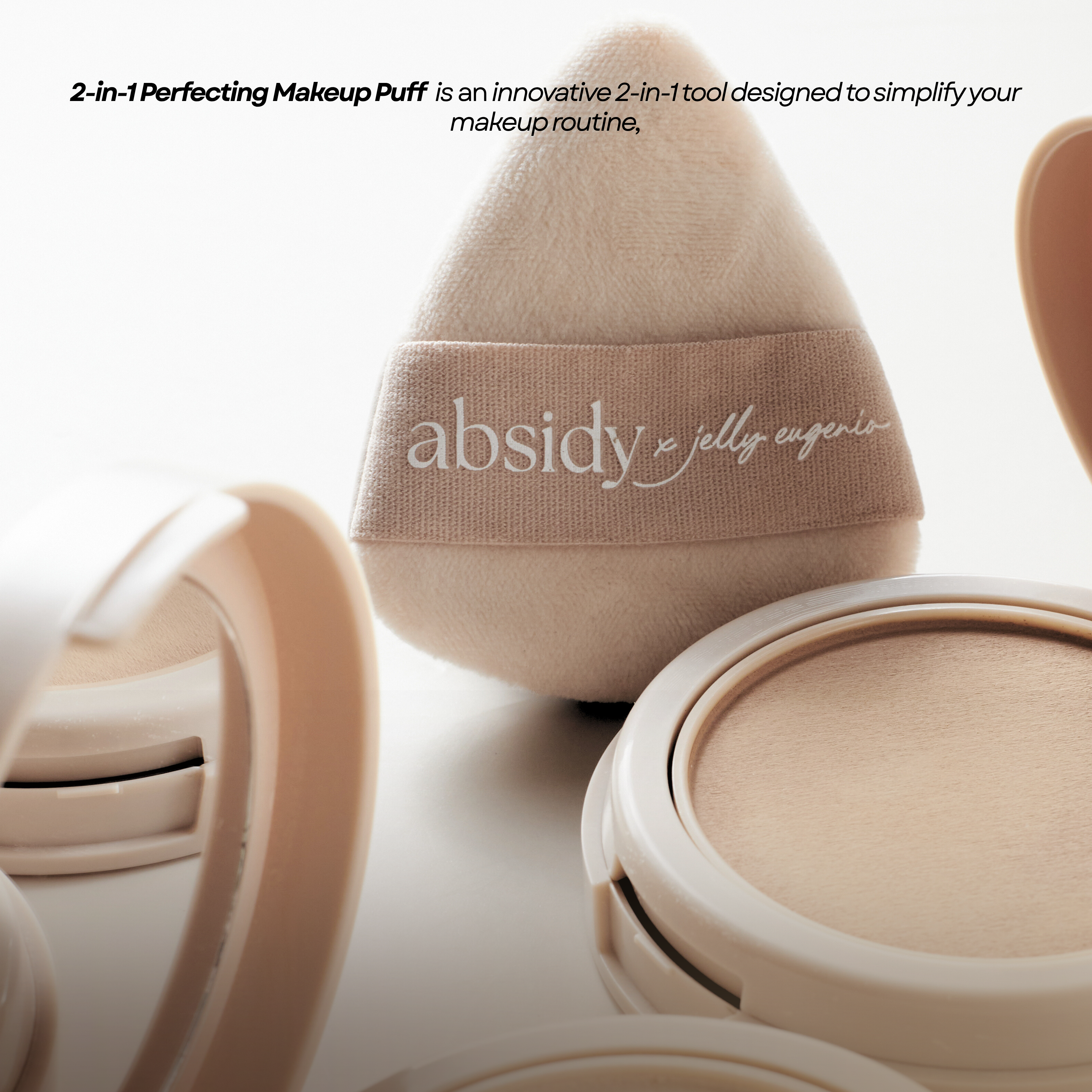 Absidy x Jelly Eugenio 2-in-1 Makeup Puff