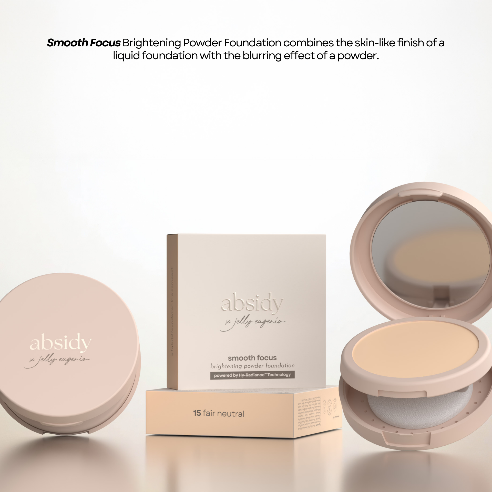 Absidy x Jelly Eugenio Smooth Focus Brightening Powder Foundation